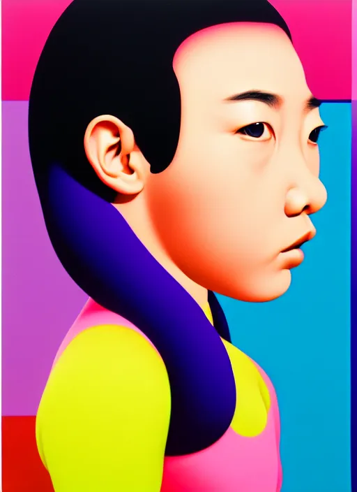 Image similar to cute girl by shusei nagaoka, kaws, david rudnick, airbrush on canvas, pastell colours, cell shaded, 8 k