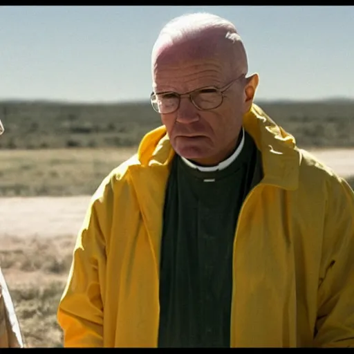 Image similar to john paul ii in breaking bad with walter white