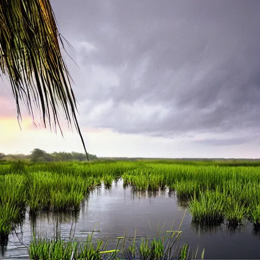 Image similar to marshes near charleston, national geographic photo, photorealistic, hyper detailed