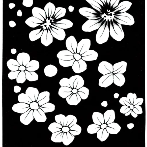 Image similar to zen flowers ink