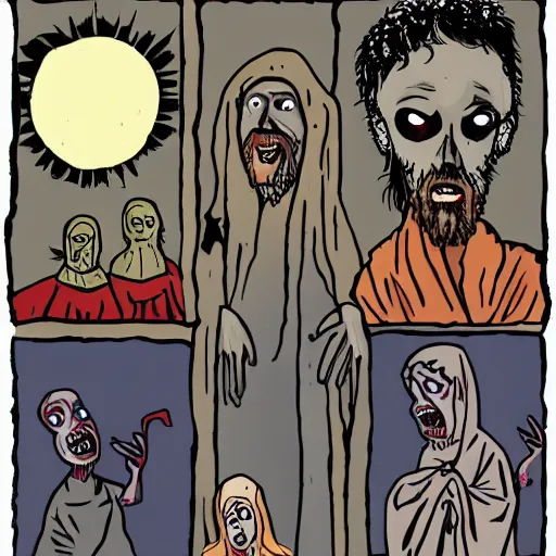 Image similar to zombie jesus,