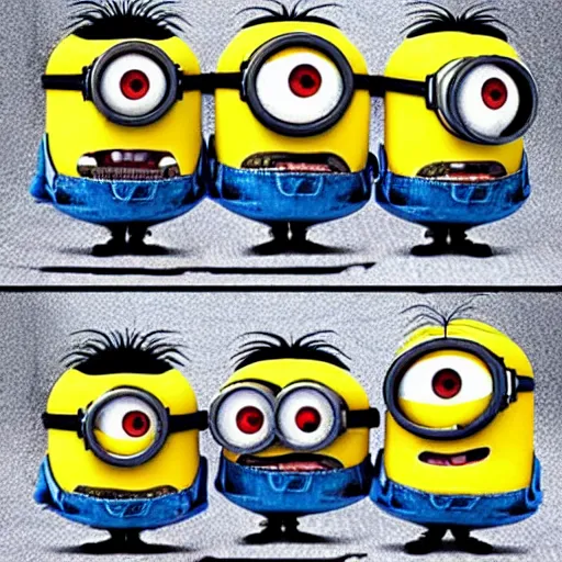 Image similar to minions in a star wars movie scene
