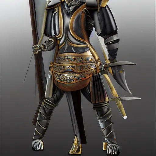 Image similar to Sphynx cat wearing samurai Armour