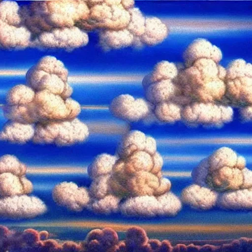 Image similar to clouds shaped like the second temple in jerusalem, awe inspiring, masterpiece surrealism