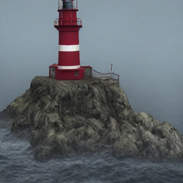 Image similar to a beautiful view of silent hill lighthouse, ultra detailed