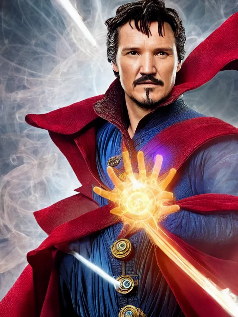 Prompt: Pedro Pascal as Doctor Strange