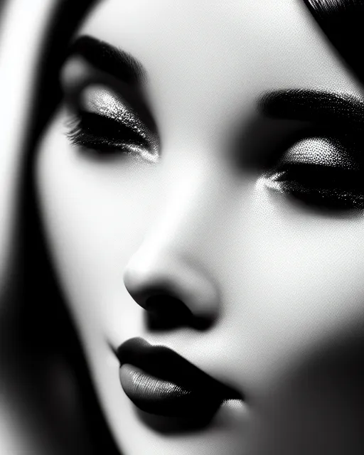 Image similar to black and white dreamy young beautiful female artificial intelligence, cinematic, rim light, photo - realistic, elegant, high detail, 8 k, masterpiece, photo taken in 1 9 3 0
