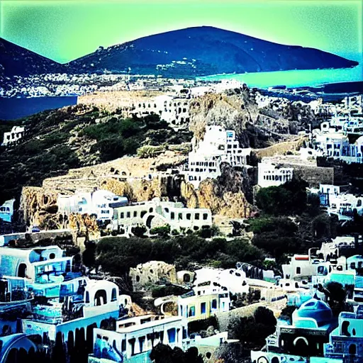 Prompt: “Greek city”