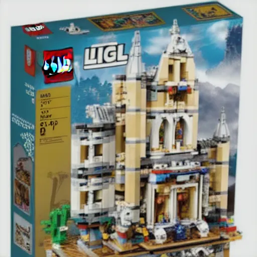 Image similar to howls moving castle lego set