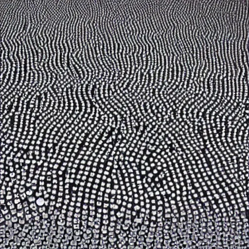Image similar to thousands of magnets arranged to look like a human being