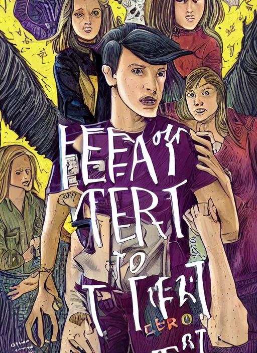 Prompt: fear street book cover by justin erickson