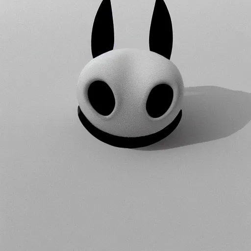 Prompt: photorealistic 3 d hollow knight