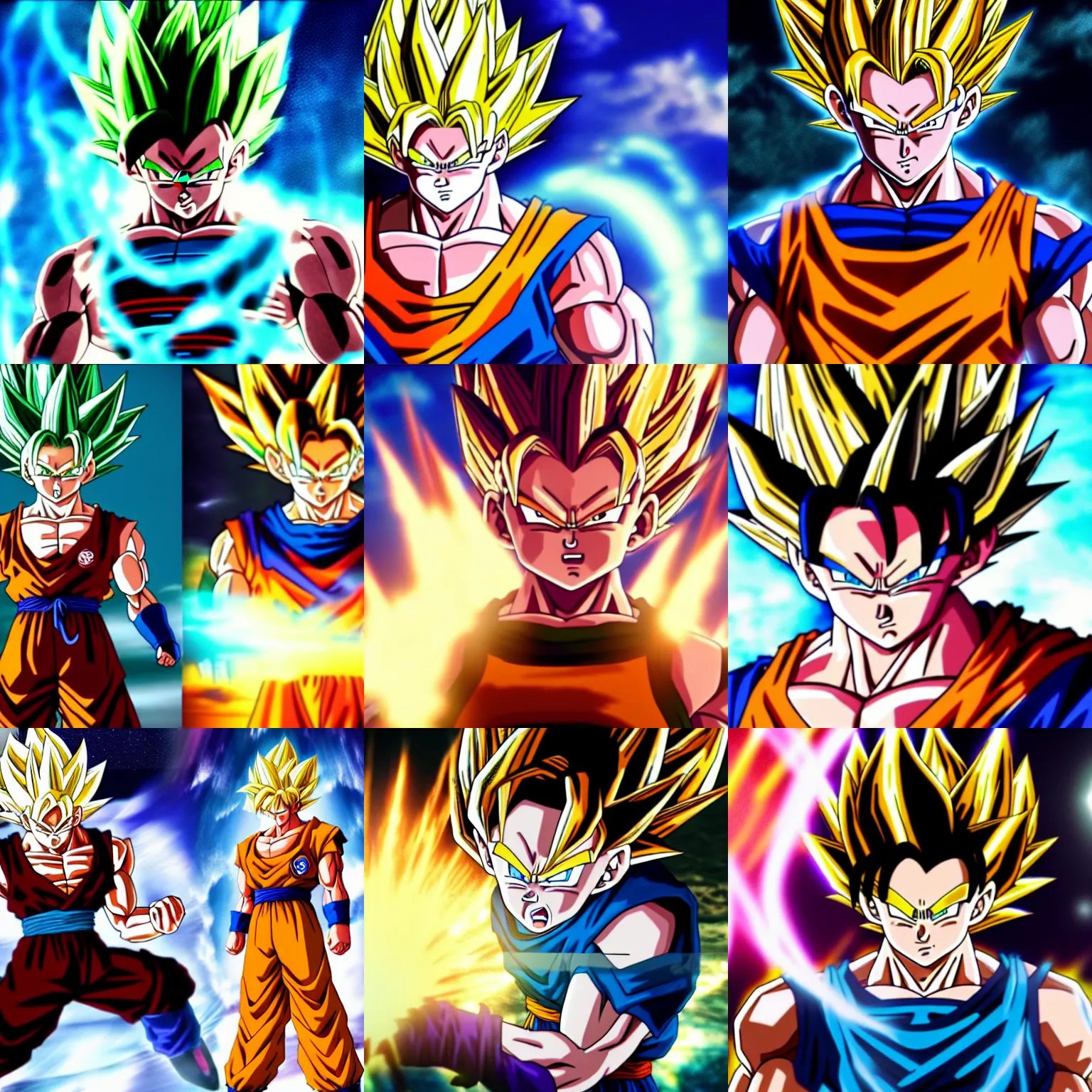 dragon ball z all characters and transformations