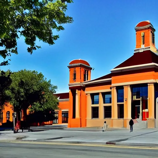 Image similar to boise train depot as designed by luis barragan