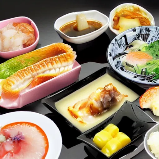 Image similar to 団子を食べる漫画のキツネ