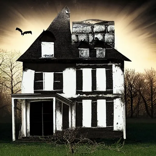 Image similar to haunted house