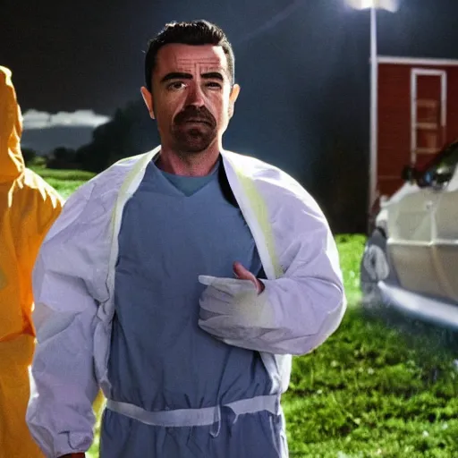 Image similar to xavi hernandez as walter white in breaking bad