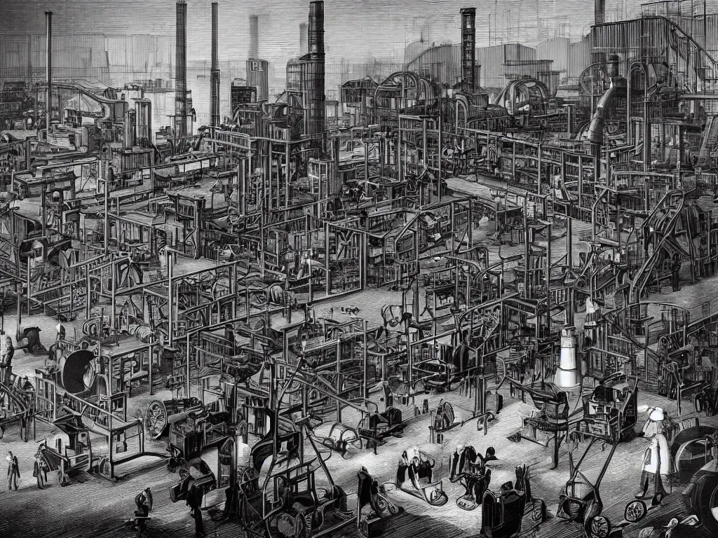 Image similar to industrial revolution, factory