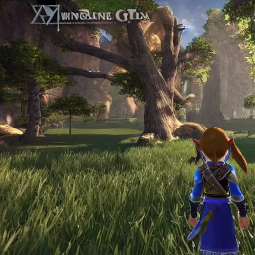 Image similar to The Legend of Zelda Twilight Princess rendered in Unreal Engine 5 ultra high graphics ray tracing in game promotional screenshots moblins, link, epona, ganondorf, Zelda moody, photorealistic