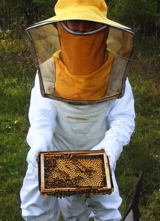 Image similar to beautiful woman beekeeper