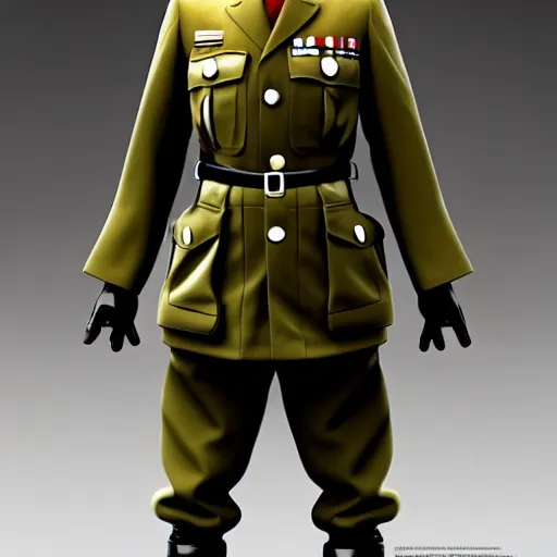 Prompt: japan soldier in world war 2, design by emanuele dascanio and robin eley and dru blair and karol blak
