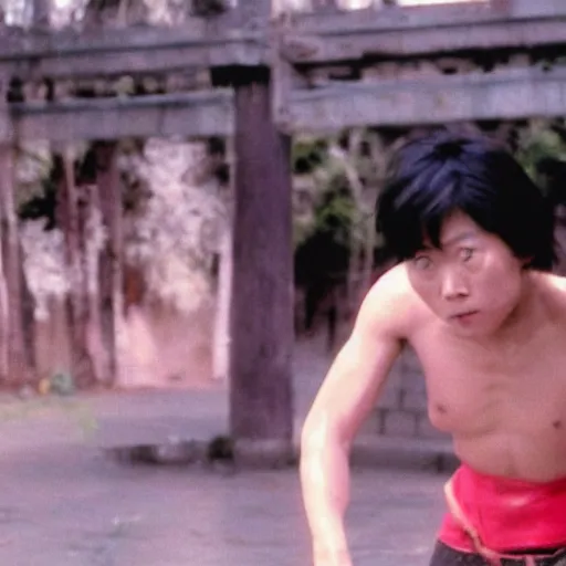 Image similar to film still from 鉄 男 ii body hammer 1 9 8 9 tsukamoto