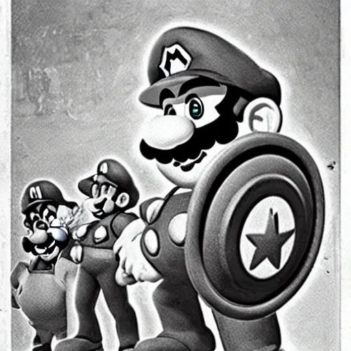 Image similar to Nintendo Mario war crimes trial historical archive photography Smithsonian