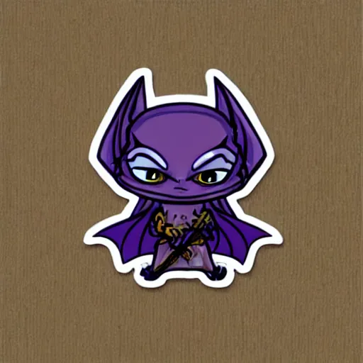 Image similar to cute d & d chibi bat sticker