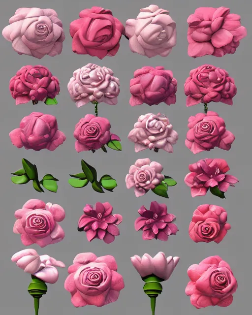 Image similar to flowers, zbrushcentral