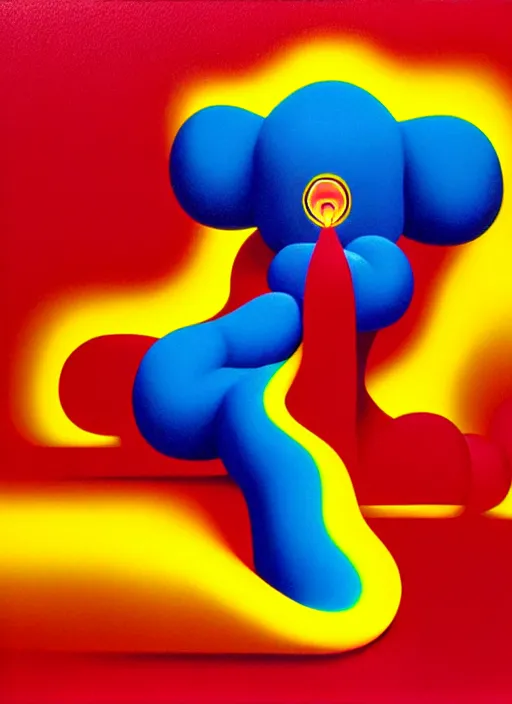 Image similar to flames by shusei nagaoka, kaws, david rudnick, airbrush on canvas, pastell colours, cell shaded!!!, 8 k