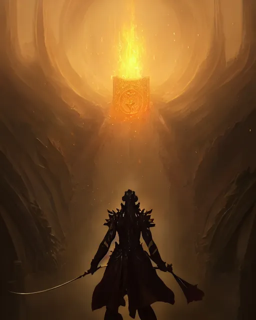 Image similar to Riley Reed, artstation, fantasy, magic the gathering, cinematic lighting, centered, symmetrical, highly detailed, digital painting, concept art, smooth, clear focus, illustration, volumetric lighting, epic composition, 8k, works by Akihiko Yoshida, Greg Rutkowski and Craig Mullins, oil painting, cgsociety,