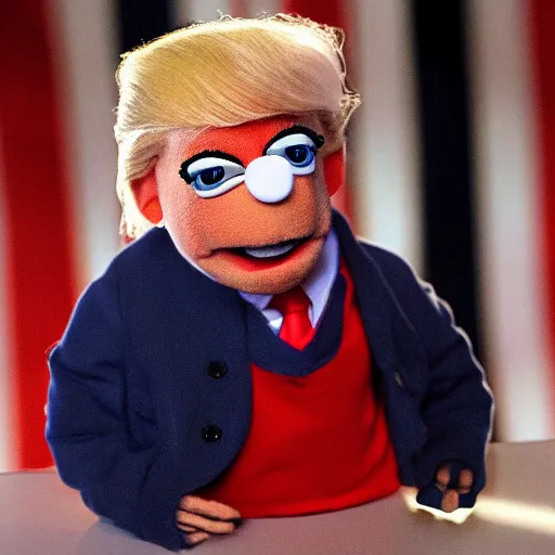 Image similar to Donald Trump as a Muppet