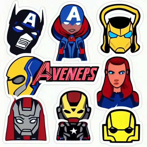 Prompt: a Avengers-Thor, svg sticker, vector art, wearing headphones, jamming to music