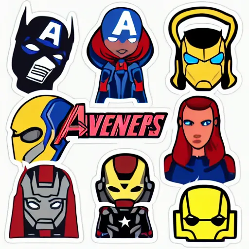 Image similar to a Avengers-Thor, svg sticker, vector art, wearing headphones, jamming to music