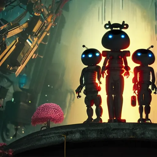 Image similar to love, death and robots