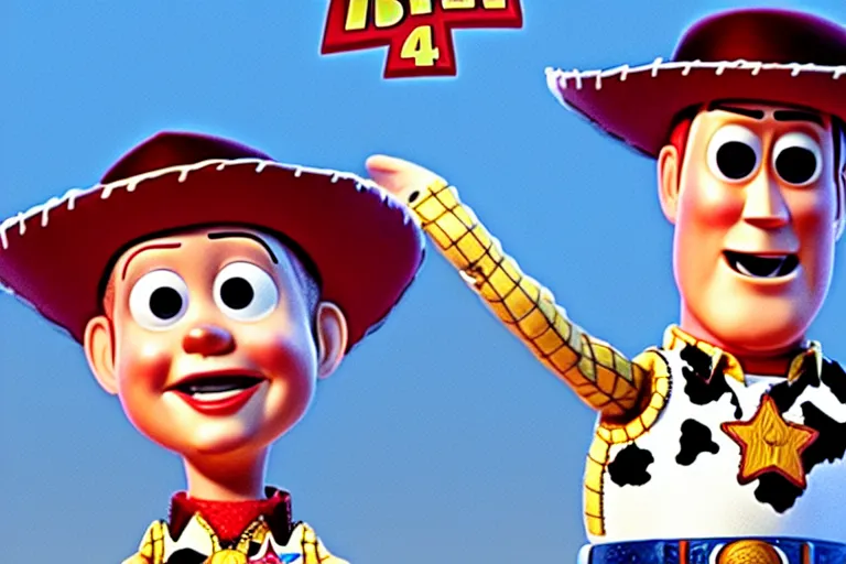 Image similar to a film still of Bill burr in a toy story, high quality