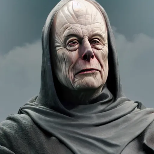 Prompt: elon musk as emperor palpatine as seen in stars wars episode 3 , 8k resolution, full HD, cinematic lighting, award winning, anatomically correct