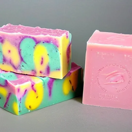 Prompt: icecream soap