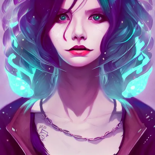 Image similar to a portrait of a beautiful punkrock girl, art by lois van baarle and loish and ross tran and rossdraws and sam yang and samdoesarts and artgerm, digital art, highly detailed, intricate, sharp focus, Trending on Artstation HQ, deviantart, unreal engine 5, 4K UHD image