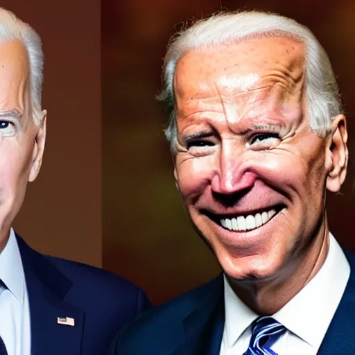 Image similar to mike wazzowski and joe biden