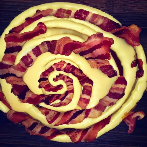 Image similar to bacon rollercoaster