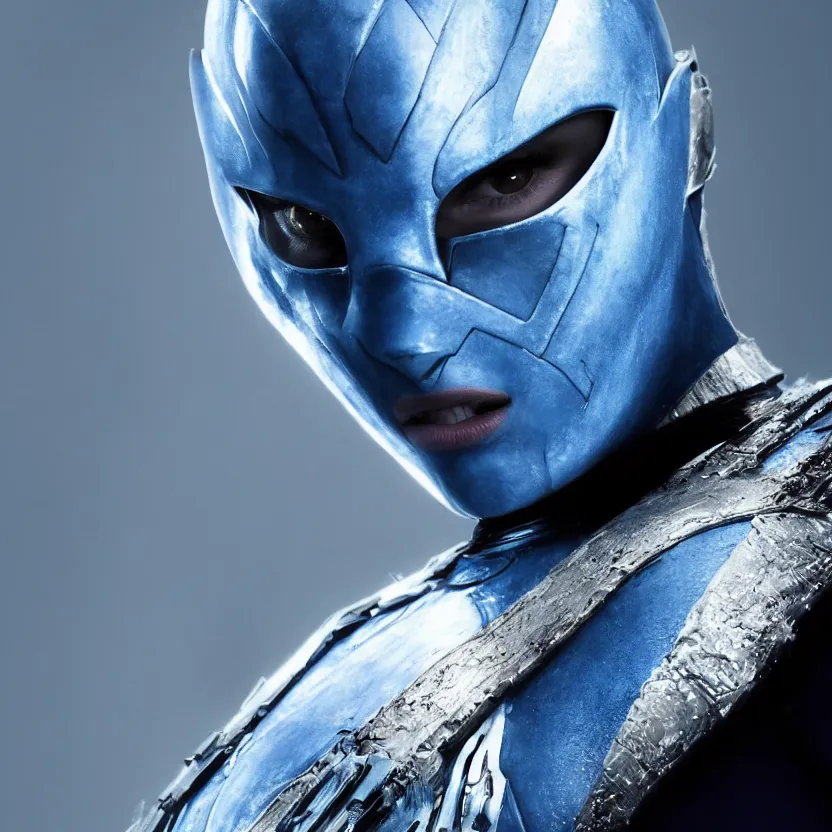 Prompt: natalie portman as subzero from mortal combat, studio photography, ultra realistic, studio light, cinematic, epic, sense of awe