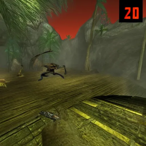 screenshot of Turok:Evolution, Stable Diffusion