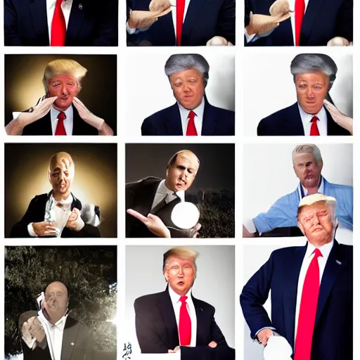 Image similar to donald trump instagram photo shoot