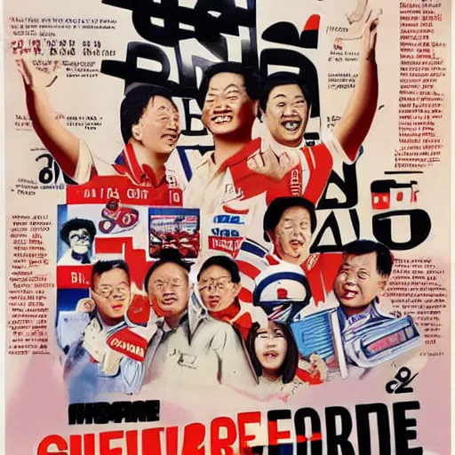 Image similar to a 1 9 9 0 s poster for a singaporean campaign