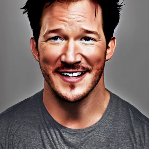 Prompt: markiplier and chris pratt combined, 4k headshot photography