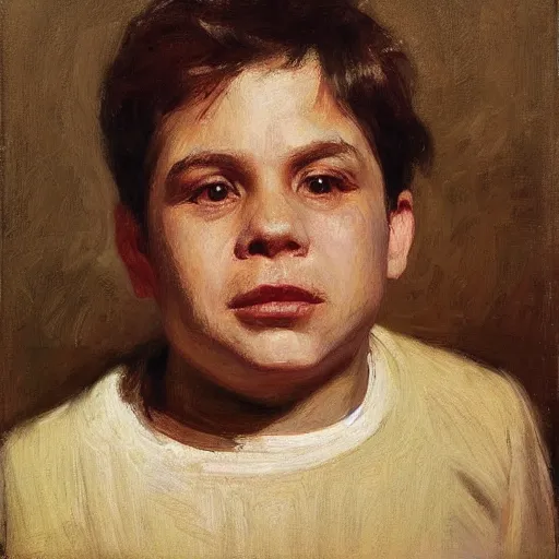 Image similar to Portrait of my cousin vinny, photorealistic, facial details, by Ilya Repin and Asher duran