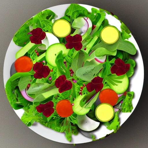 Image similar to a sensual salad, ultra realistic, beautiful, 8 k resolution