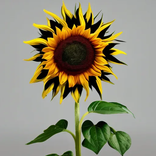 Image similar to plants! vs zombies sunflower!! as a tobacco!! salesman by cory arcangel