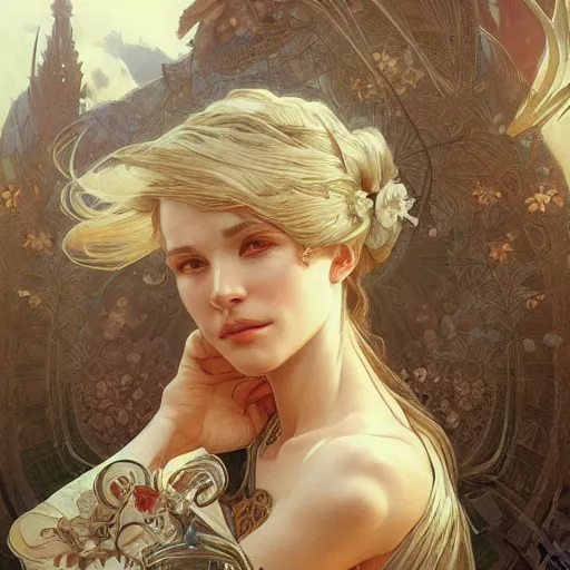 Image similar to realistic illustration, thanks, intricate, elegant, highly detailed, digital painting, artstation, concept art, smooth, sharp focus, illustration, art by artgerm and greg rutkowski and alphonse mucha